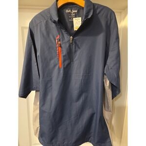BOBBY JONES X-H2O MEN'S 1/4 ZIP WIND WATER REPELLENT JACKET SIZE L NWT